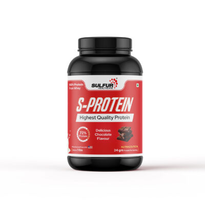 whey protein for seniors, protein supplement for aging adults, S-Protein by Sulfur Health Care, best protein for muscle loss in elderly, immune boosting supplement for adults, healthy aging protein powder, whey protein chocolate flavor, protein for bone health, anti-aging supplements India, senior nutrition supplement, Sulfur Health Care protein, buy protein powder online India