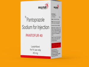 Pantofur 40, Pantoprazole injection, injectable PPI, IV pantoprazole, ulcer treatment injection, proton pump inhibitor injection, gastric ulcer IV treatment, duodenal ulcer injection, GERD injection therapy, Pantoprazole Sodium 40 mg injection, stress ulcer management, Pantofur 40 Sulfur Healthcare, IV treatment for acid reflux, fast-acting ulcer treatment, injectable acid suppressant