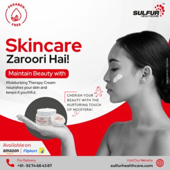 daily moisturizer for dry skin, chemical-free face cream, best moisturizer for sensitive skin, deep hydration cream India, Sulfur Health Care moisturizer, skincare for dry and flaky skin, non-comedogenic face moisturizer, safe moisturizer for all skin types, moisturizing cream for men and women, gentle skincare for irritated skin